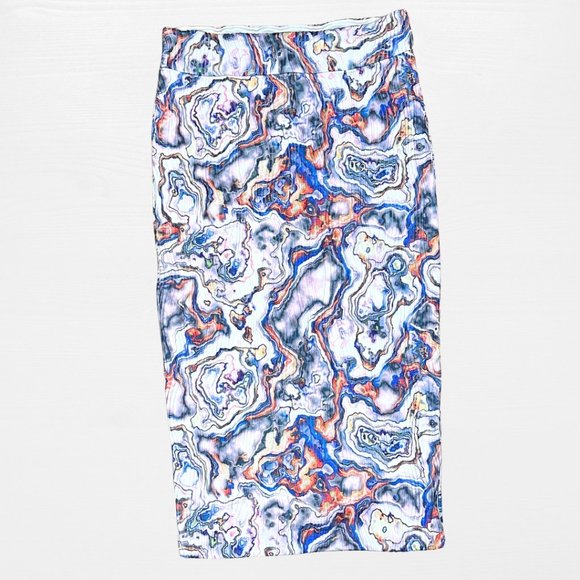 Leith Dresses & Skirts - SOLD mermaidcore watercolor pencil skirt leith size large